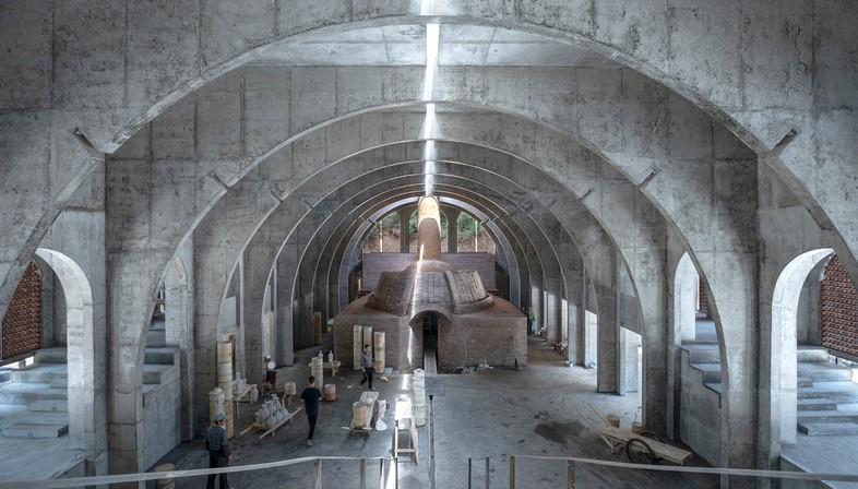 AZL建betway必威手机中文版筑师：中国Qiancheng的Bingding Wood Kiln Factory