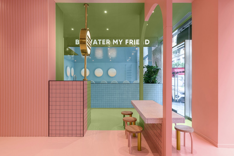 Masquespacio design Bun，都灵：有趣的色彩，打造迷人的室内设计