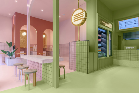 Masquespacio design Bun，都灵：有趣的色彩，打造迷人的室内设计