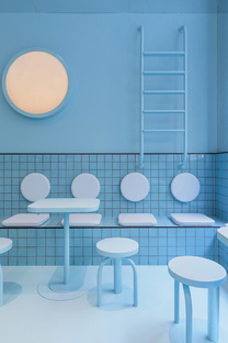 Masquespacio design Bun，都灵：有趣的色彩，打造迷人的室内设计